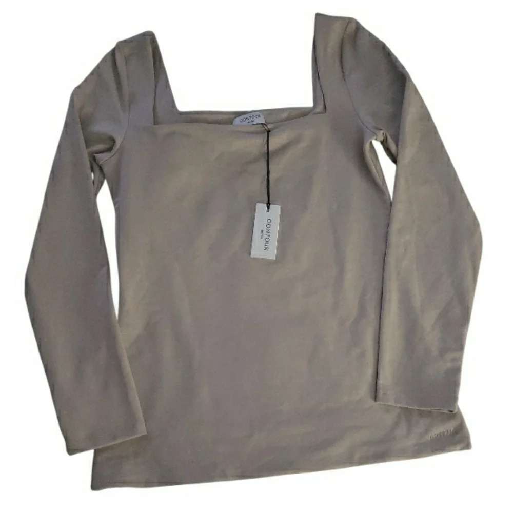 NWT Aritzia Contour Squareneck Hip Top- L - Picture 2 of 4